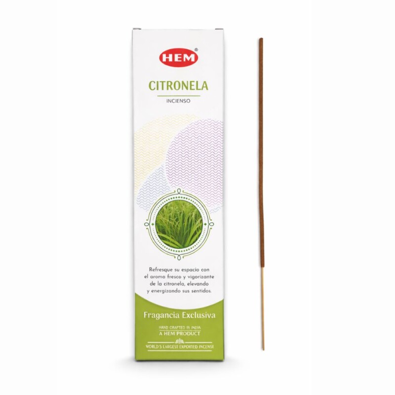 INCIENSO HEM PREMIUM 25 GR - CAJA X12 Citronella