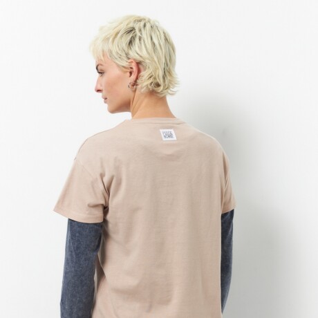 REMERA REPTILE Beige