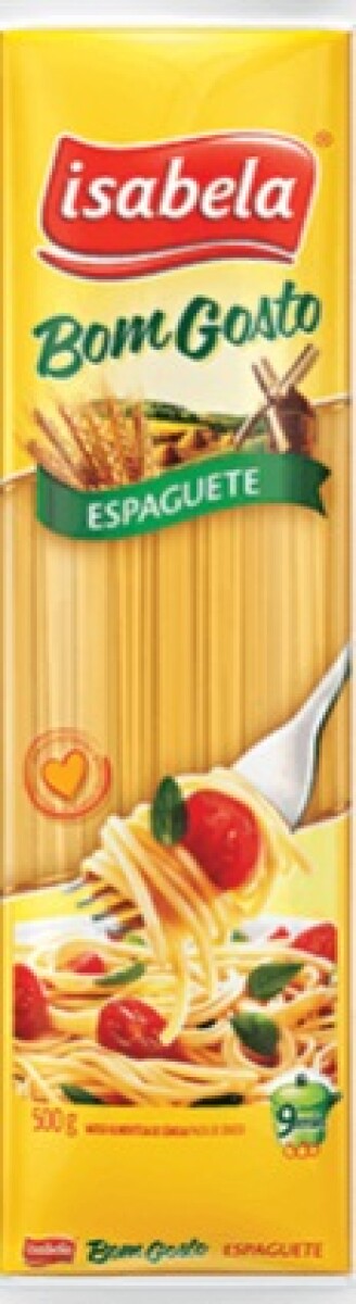FIDEOS SEMOLADOS ISABELA 400G SPAGHETI 