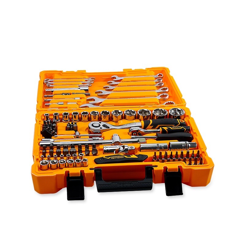 DINGQI JUEGO DE LLAVES & DADOS INDUSTRIAL CR-V 114 PIEZAS + Dingqi Juego De Llaves & Dados Industrial Cr-v 114 Piezas +