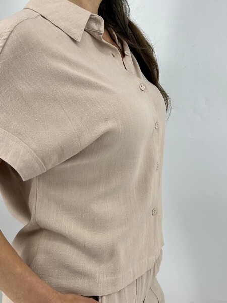 CAMISA SLOWLY 2401 BEIGE