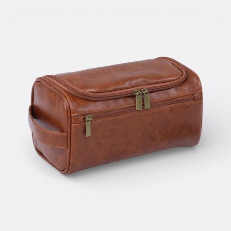 Neceser Bolso De Mano Maculino Marrón Claro