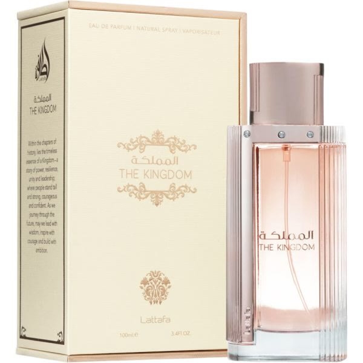 Perfume Lattafa The Kingdom Est 100ml+12ml+ Sh G 