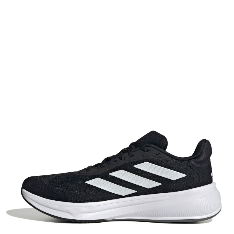 Championes de Hombre Adidas Negro - Blanco