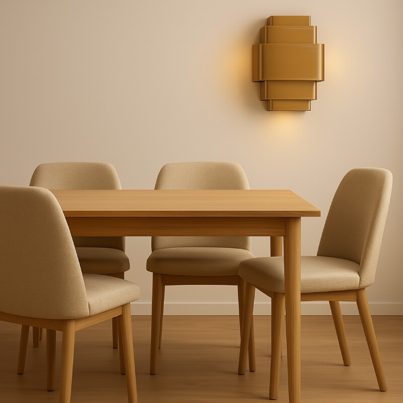 ARTEFACTO DECORATIVO DE PARED KAN Artefacto Decorativo De Pared Kan Brass