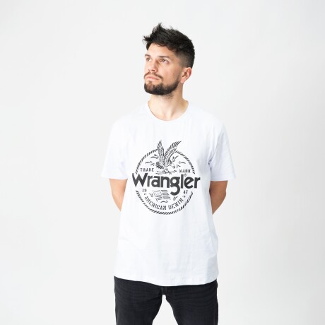 Remera Wrangler de Hombre - AMERICAN DENIM - WM5644URBR Sin color