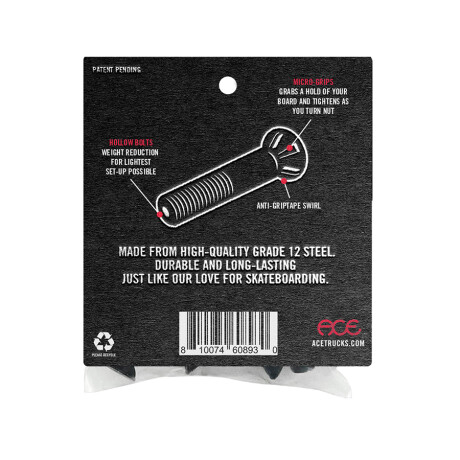 Tornillos Ace Hollow Allen con Grippers 1" Tornillos Ace Hollow Allen con Grippers 1"