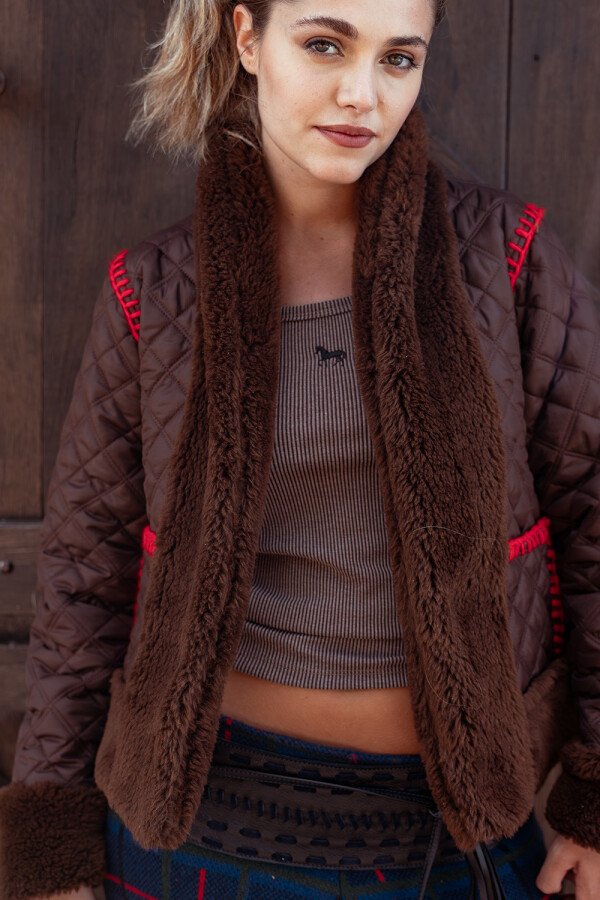 Horsy T Shirt Chocolate