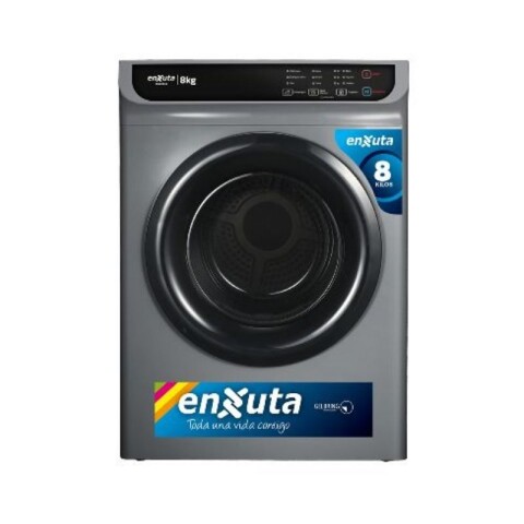 SECARROPAS ENXUTA DE CARGA FRONTAL 8KG – SENX080S Negro