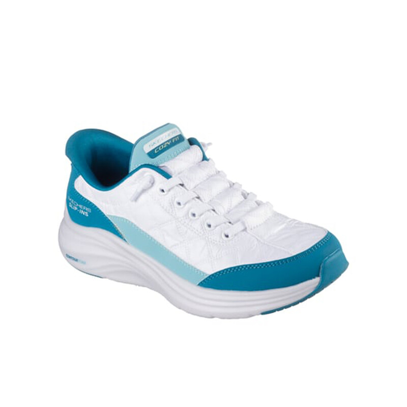Championes Slip-Ins: Contour Foam - Cozy Fit Blanco