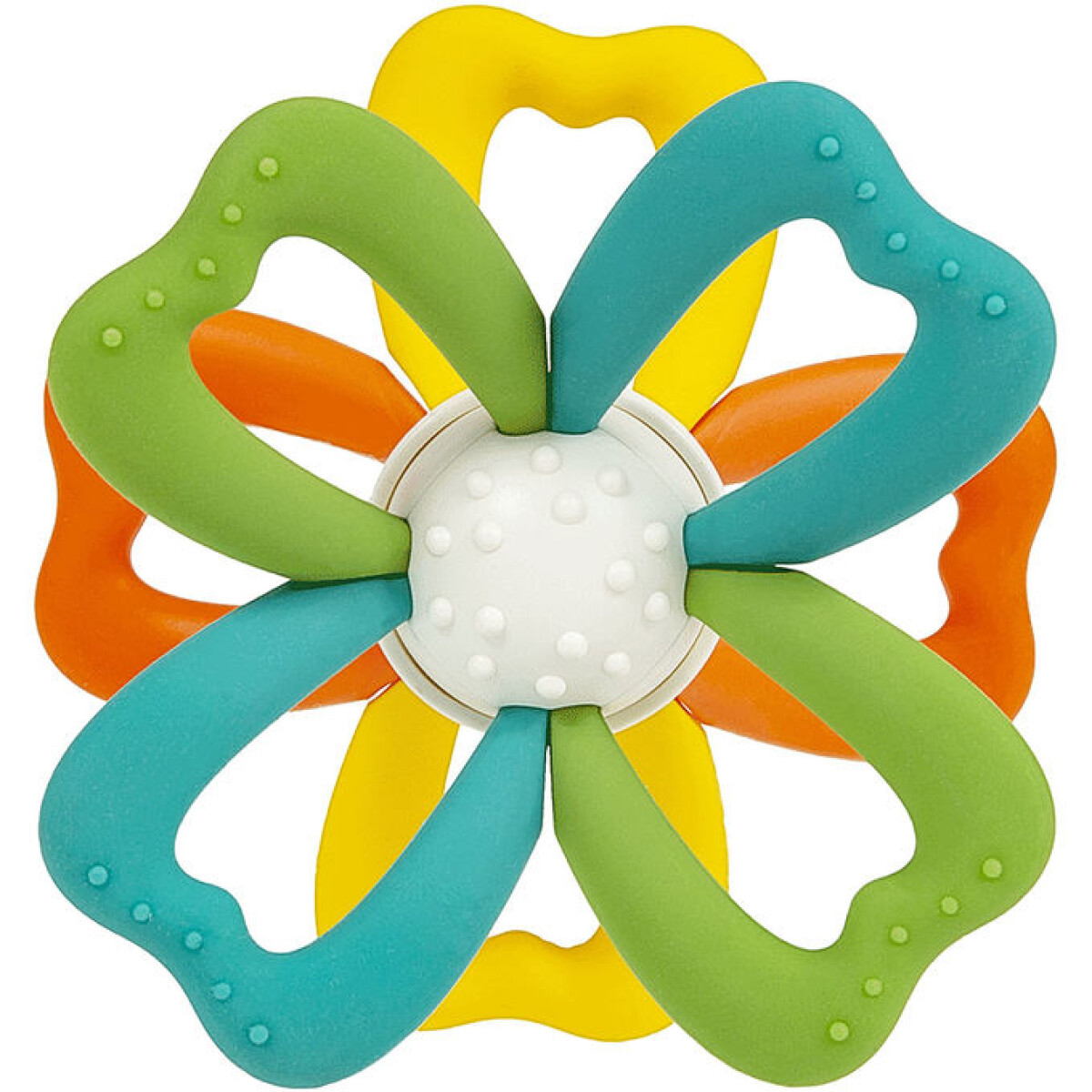 Mordillo flor c rotación silicona ball BUBA 