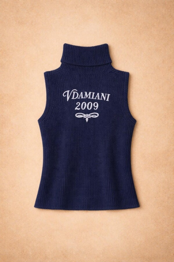 Chaleco tejido Vdamiani Azul