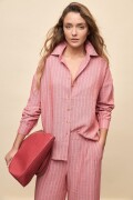 CAMISA SAUZAL STRIPED Rojo