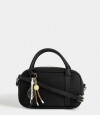 Cartera Bowling Con Charm Negro