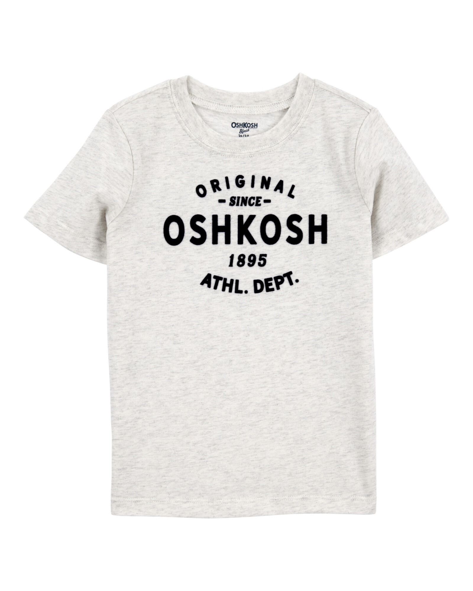 Remera de algodón, con logo, gris Remera de algodón, con logo, gris