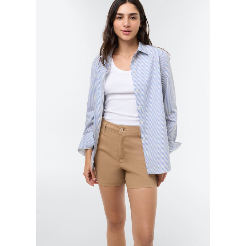 SHORTS FEM CAQUI