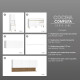 Modulos De Cocina Incluye 4 Modulos Y Mesada BLANCO