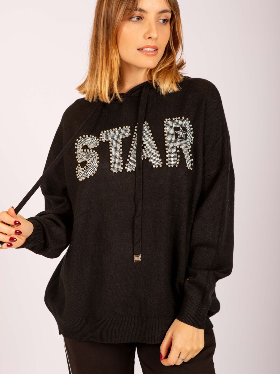 Sweater Star - Negro 