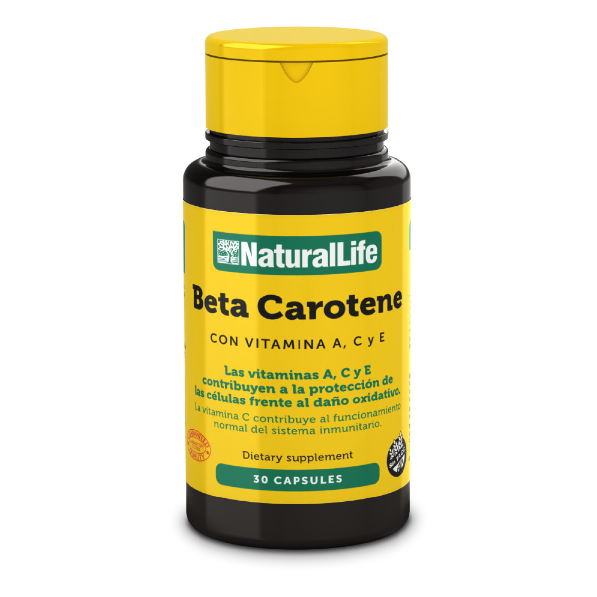 Beta Caretone Natural Life 30 Cápsulas 