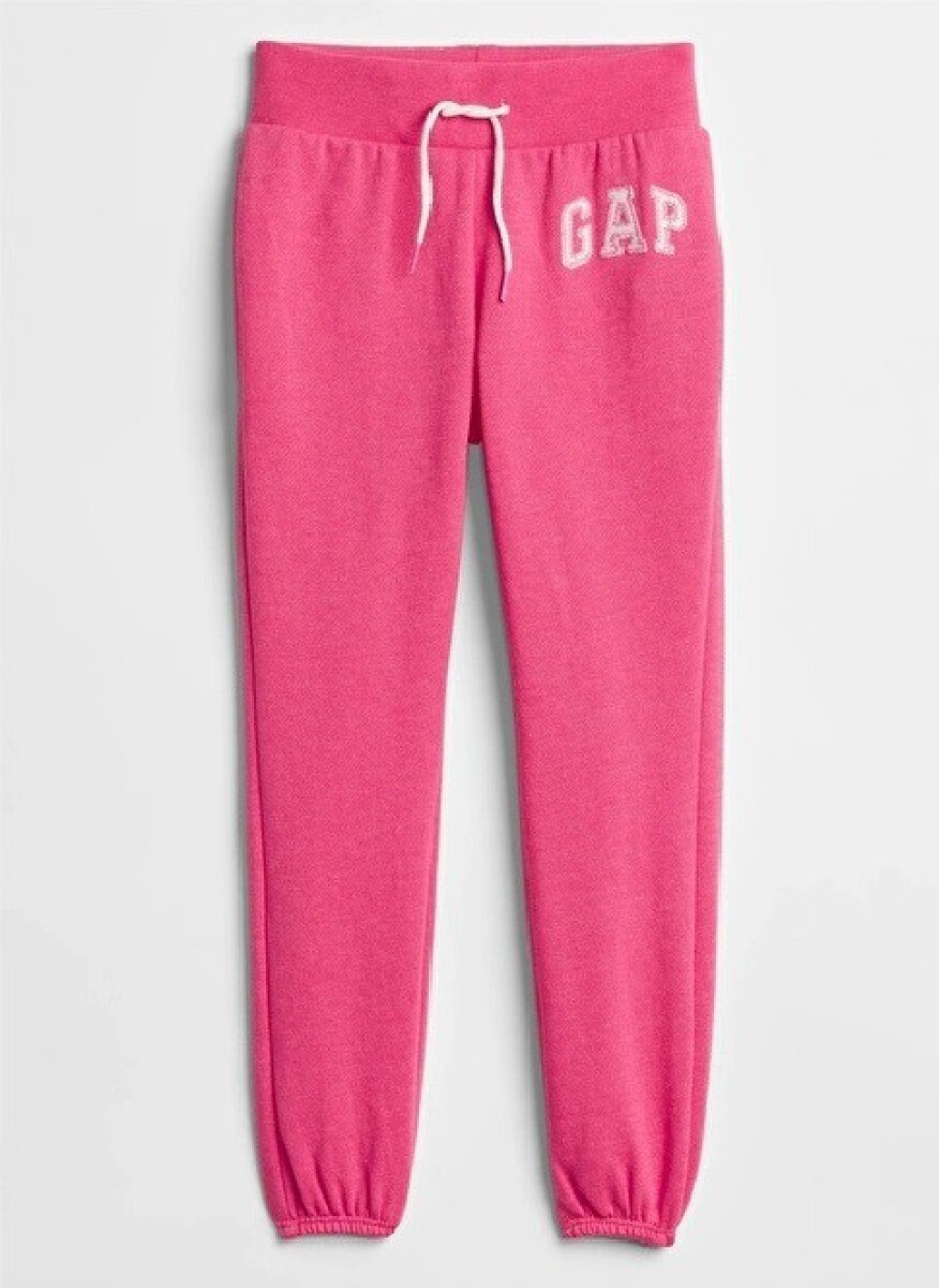 Pantalon Deportivo Logo Con Felpa Gap Niña - Pink Jubilee Nylon On 