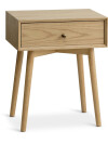 Mesa de luz HOKKSUND 1 cajón roble nat Mesa de luz HOKKSUND 1 cajón roble nat