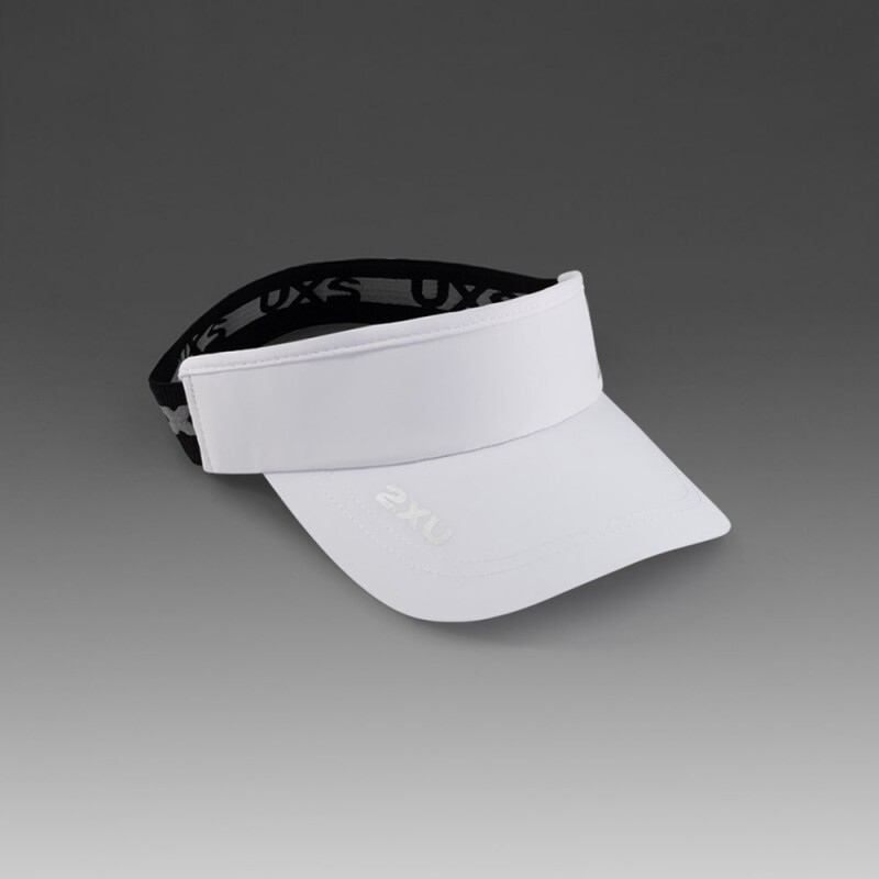 Gorra Running Performance Visor Unisex White/white