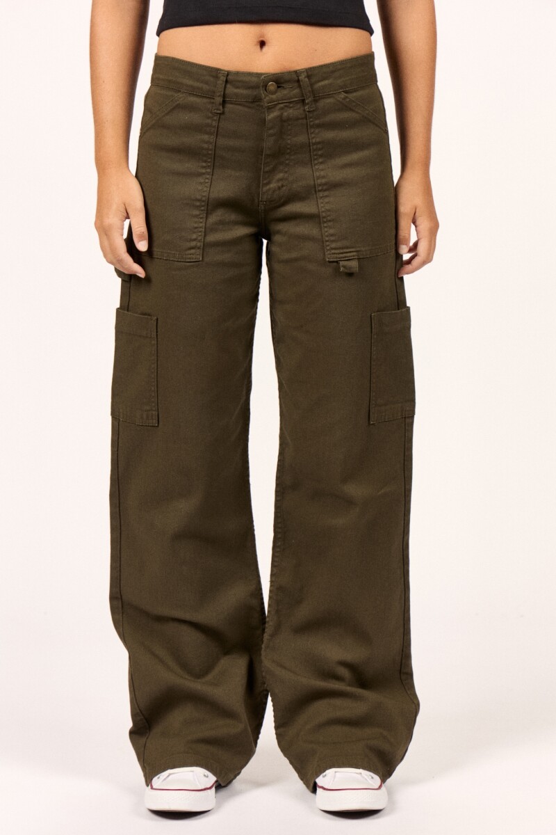 PANTALON LEIA CARPENTER M-militar