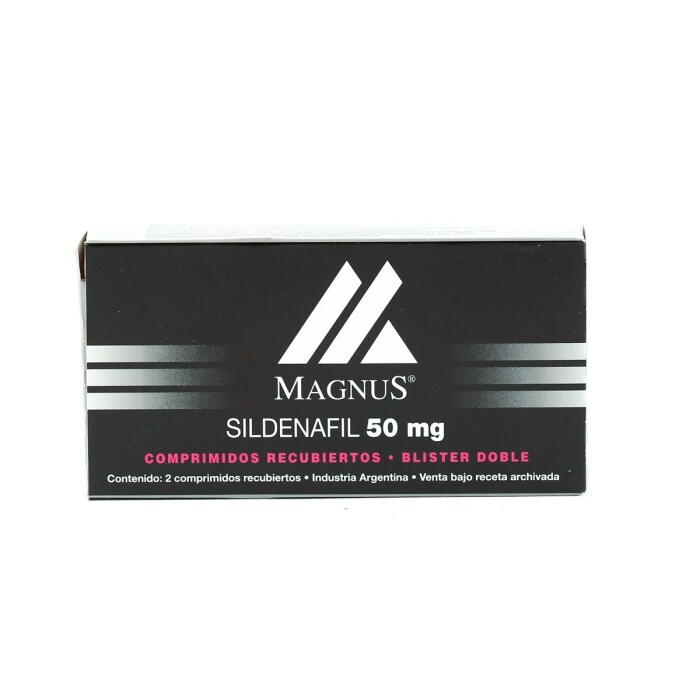 MAGNUS 50 MG. CJ X 2 COMPRIMIDOS única