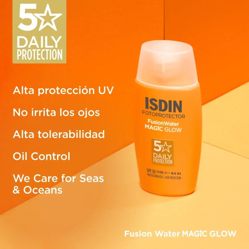 Protector Solar Isdin Fusion Water Magic Glow Spf 50+. Protector Solar Isdin Fusion Water Magic Glow Spf 50+.