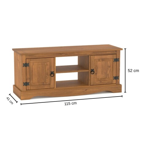 Promo Mesa Ratona + Biblioteca Cristalero + Rack de Tv Linea Naturale Roble