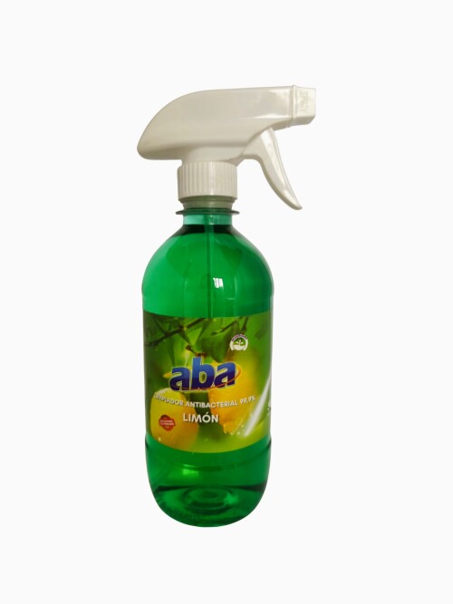 Limpiador multiuso Aba 99,9% Limón 500ml con Gatillo Limpiador multiuso Aba 99,9% Limón 500ml con Gatillo