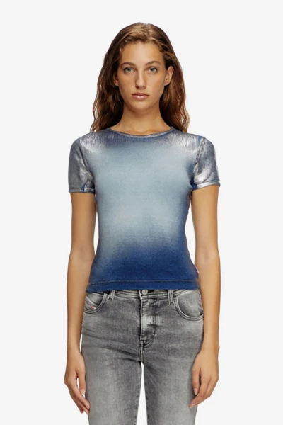 CAMISETA ELE-LONG Azul