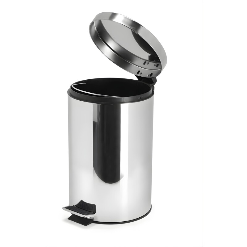 Tacho de Basura 20 Lts Lumax Cesto de Residuos Pedal o Manual Inox
