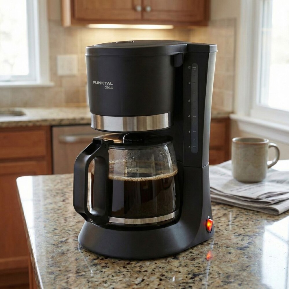 Cafetera con filtro Permanente 1,2 L - Punktal Cafetera con filtro Permanente 1,2 L - Punktal