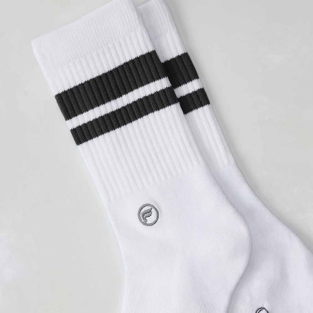 Medias The Everyday Crew Sock Unisex Classic White Stripe