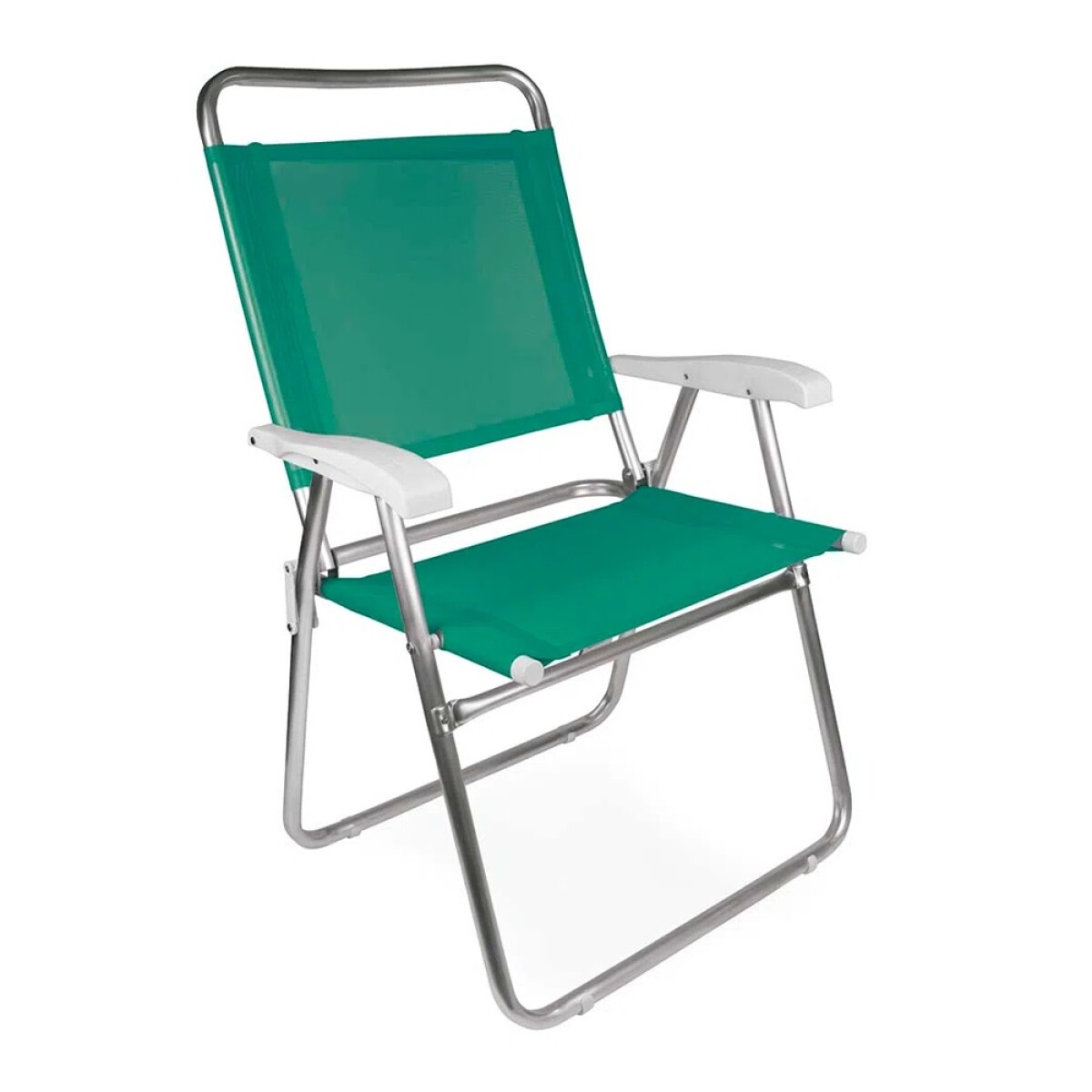 Reposera Alta Plegable en Aluminio Mor Master Plus Fashion - Verde 