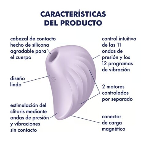 Satisfyer Pearl Diver Air Pulse Estimulador Satisfyer Pearl Diver Air Pulse Estimulador Violeta