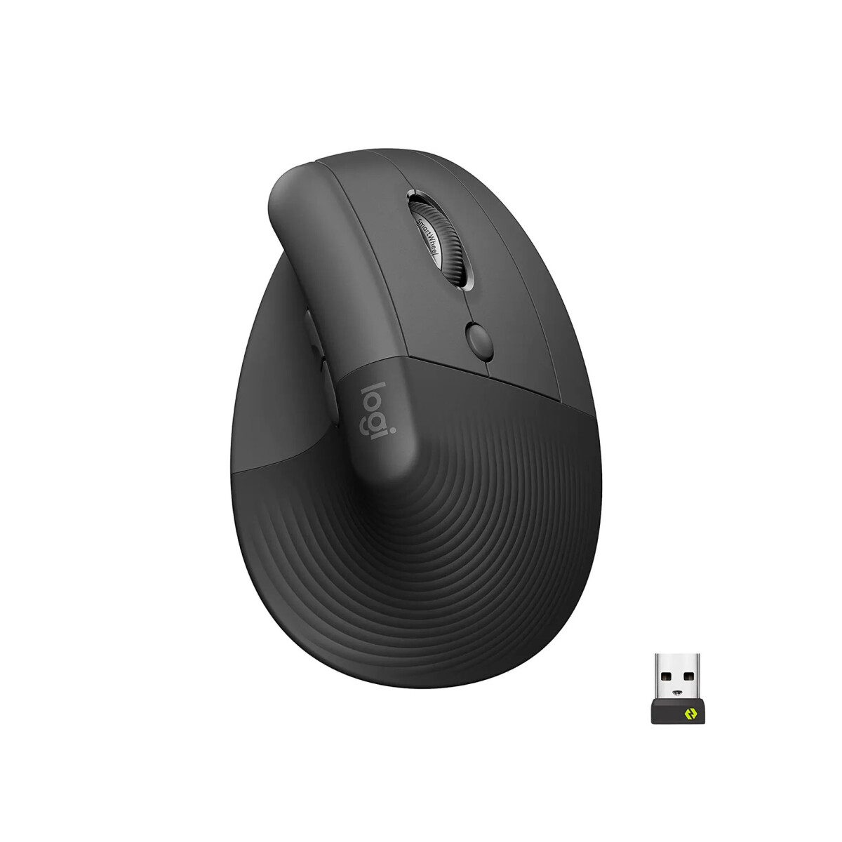 Mouse Logitech Lift Vertical Inalámbrico/Bluetooth - Negro 