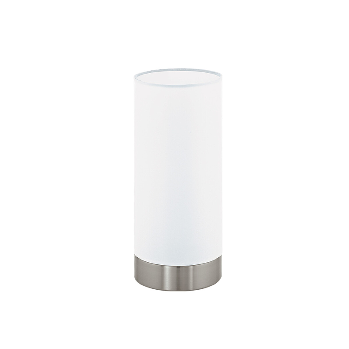 Portátil mesa acero y vidrio opal 1XE27 DAMASCO - ILU00840 