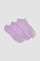 Nuevo pack x 3 deportiva colores lisos Lila
