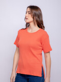 REMERA SALO Coral Oscuro