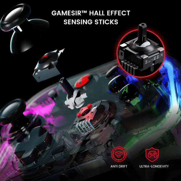 Joystick Gamesir T4 Kaleid Pc Android Switch Cableado JOYSTICK GAMESIR T4 KALEID MULTI PLATAFO