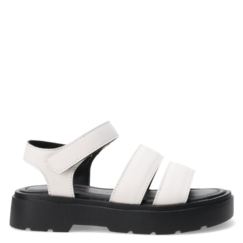 Sandalias de Niña MINI Miss Carol DRAGA con dos tiras Blanco