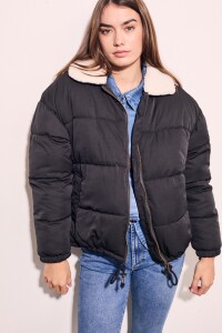 Campera Capitoneada Negro