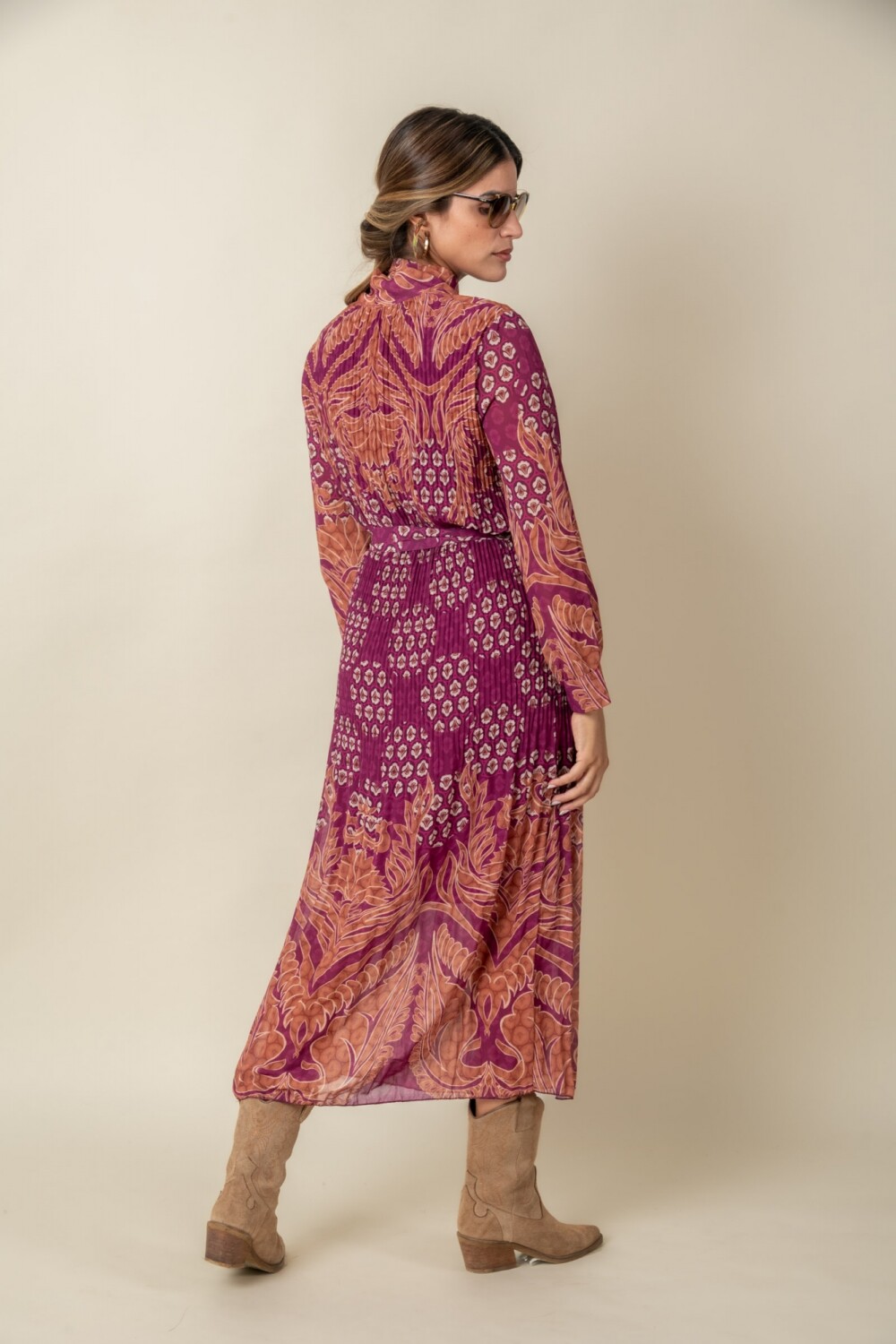 VESTIDO VIOLETA PERSA Magenta