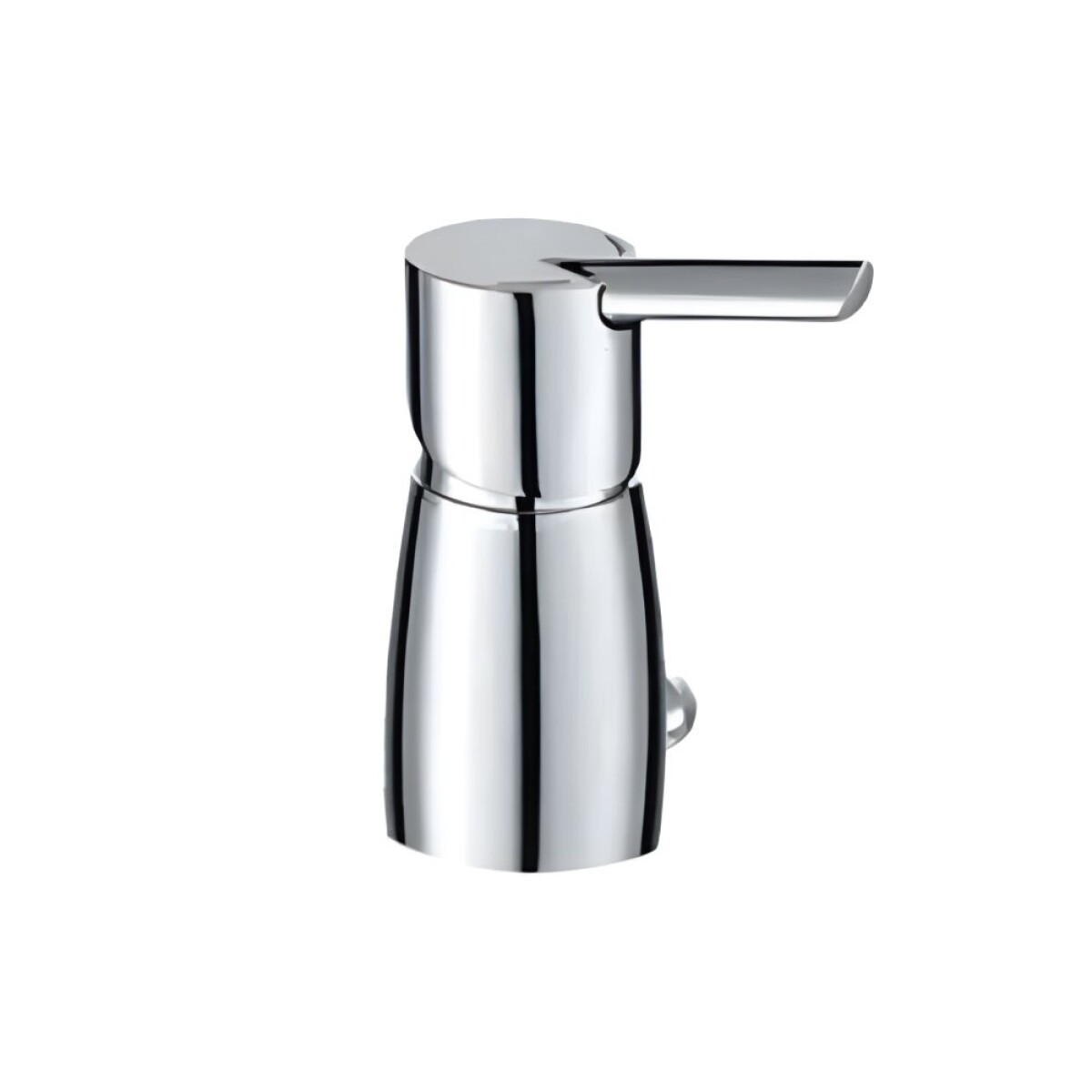 Grifería para Bidet Monocomando con Transferencia y Desborde Cromado Linea Focus 