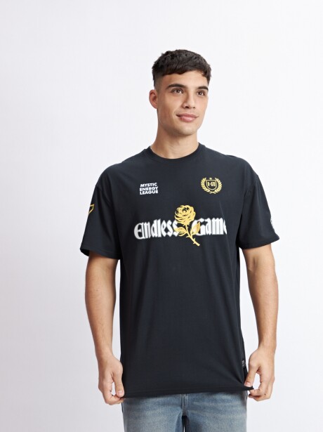 REMERA ENDLESS GAME NEGRO