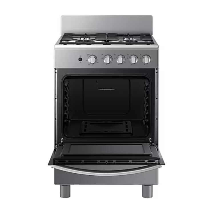 Cocina a Gas Samsung NX4000BM 4 Hornallas con Quemador Rápido Black