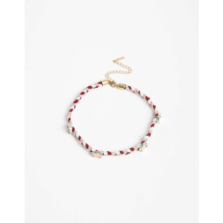 Choker Trenzado Combinacion Multicolor