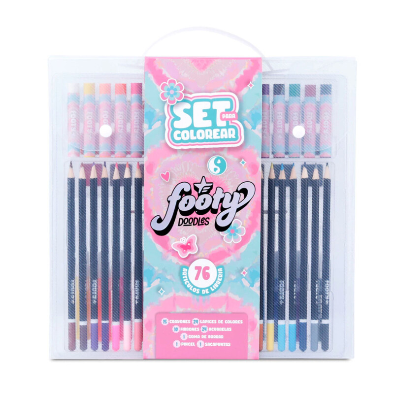Set de arte Footy Rosa Set de arte Footy Rosa